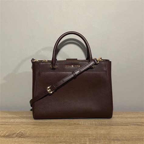 michael kors gibson large satchel|MICHAEL Michael Kors Gibson Leather Satchel .